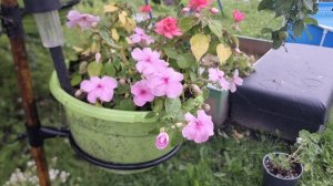 Ремонт уличной подставки для цветов.