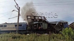 ❗️Уничтоженный локомотив в районе Пятихаток Днепропетровской области.