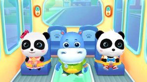 Школьный Автобус Малышки Панды #игрыдлядетей