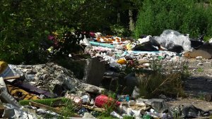 ОТКРЫТАЯ СВАЛКА НА ТЕРРИТОРИИ БЫВШЕЙ БАЗЫ В СОВЕТСКОМ РАЙОНЕ КРАСНОЯРСКА