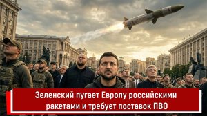 Зеленский пугает Европу российскими ракетами и требует поставок ПВО