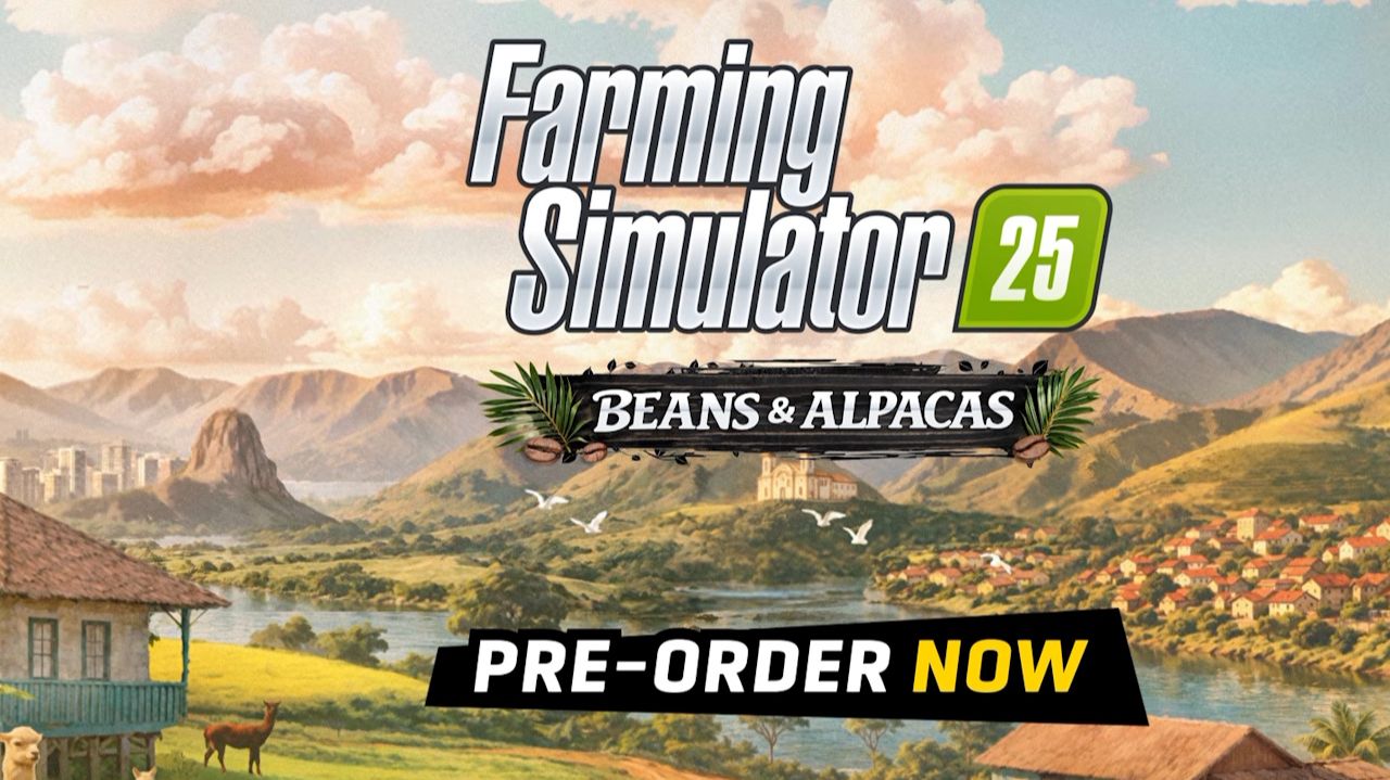 Кофейная плантация и многое другое в новом DLC Beans & Alpacas для Farming Simulator 25 🐄🌻🌽 смотреть онлайн