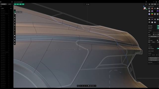 PLASTICITY v25 Studio Car Modeling Audi RS e-tron GT Tutorial Serial On Patreon Part 17 смотреть онлайн