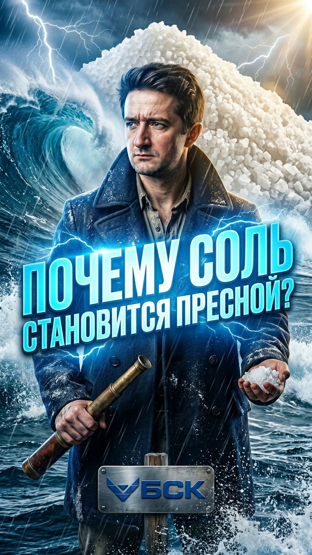 Соль стала пресной?