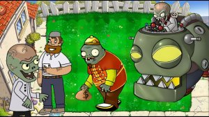 Растения против Зомби PvZ Hybrid Remake v0.24 битва прохождение топ Гаргантюар