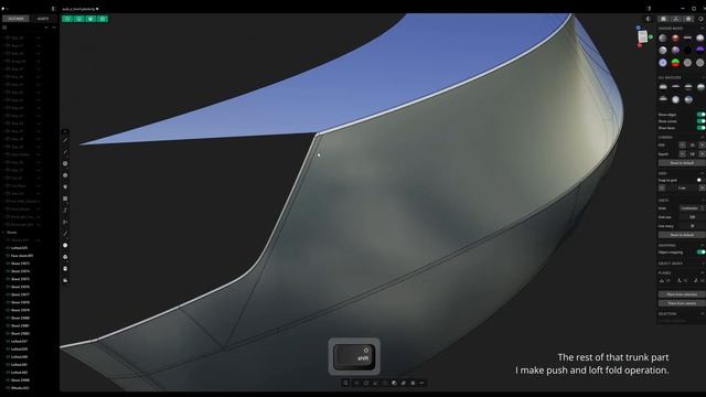 PLASTICITY v25 Studio Car Modeling Audi RS e-tron GT Tutorial Serial On Patreon Part 22 смотреть онлайн
