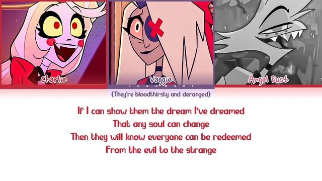 Hazbin Hotel - 'Happy Day In Hell' (Color Coded Lyrics) - Jenowski (1080p, h264) смотреть онлайн