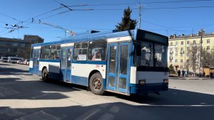 «История!» Троллейбус ВМЗ-5298.00 (ВМЗ-375) №309 в Вологде, апрель 2022 года