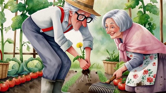 🌿👴 В ПОДМОСКОВЬЕ ДЕД И БАБУЛЯ УНИЧТОЖИЛИ 10 СОТОК СОРНЯКОВ!