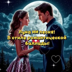 Луна ИИ песня! В стиле романтической баллады!🤩🔥🌖 2026!