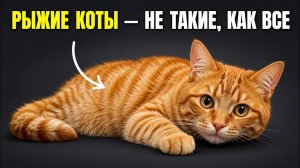 9 причин, почему рыжие кошки отличаются от всех остальных кошек