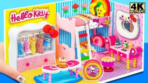 Постройте милый миниатюрный домик Hello Kitty с двухъярусной кроватью и столиком для макияжа❤️М