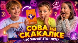 Что за мем СОВА на СКАКАЛКЕ от блогера Коляка - всё веселье заканчивается, когда сова на скакалке