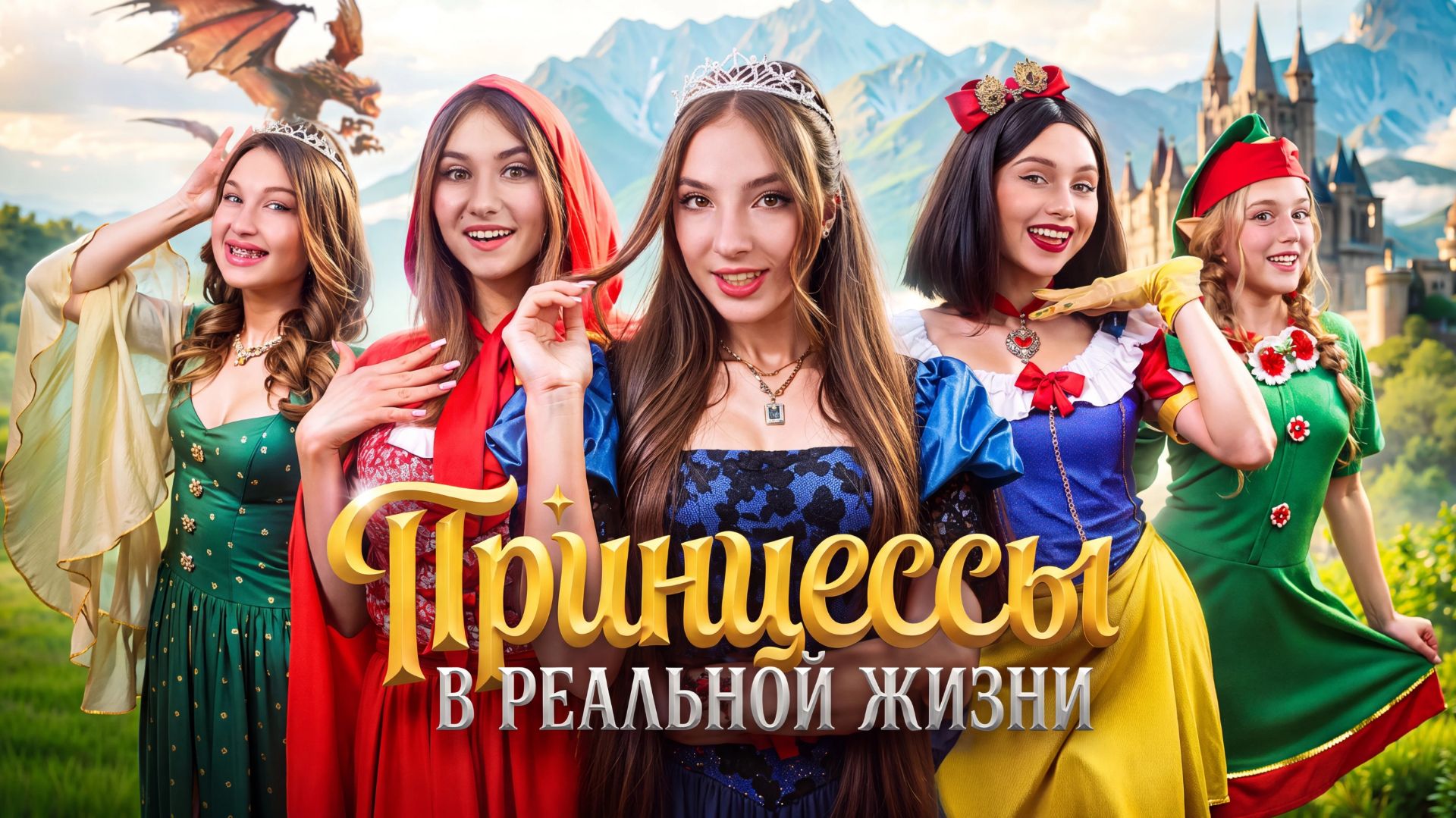 [Тим Тин] - Мы Стали Принцессами! Как Попасть в Любимую Сказку? смотреть онлайн