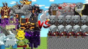 БОССЫ МОБОВ CATACLYSM И MOWZIE'S против ЗАМКА ГРАБИТЕЛЕЙ-Битва мобов в Майнкрафте