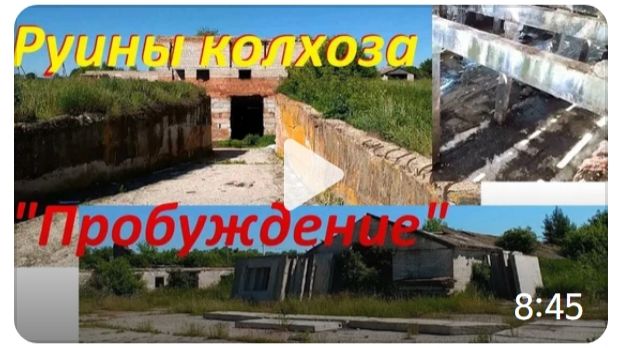 1272 19.06.2021 Развалины колхоза Пробуждение город Орёл Орловский район деревня Образцово коровник смотреть онлайн