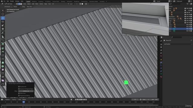 BLENDER Creating the Dune Ornithopter 86_Modeling section_Creating the Grill to the ornithopter tail смотреть онлайн