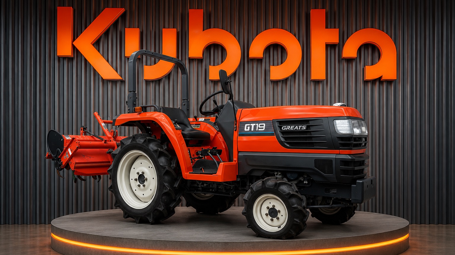 Японский мини-трактор Kubota GT-19 с ПСМ