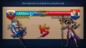 Война ➤ Э*L*И*Т*А vs Croatia Angels #mythwarspuzzles