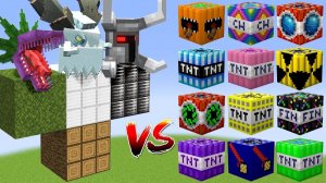 Мобы Маузи ПРОТИВ другого тротила в Minecaft