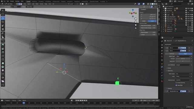 BLENDER Creating the Dune Ornithopter 90_Modeling section_Finishing the body lines and adding смотреть онлайн
