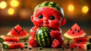 🍓 Живые фрукты 🍎😊 Невероятно приятная ASMR ИИ-анимация как мультфильм!