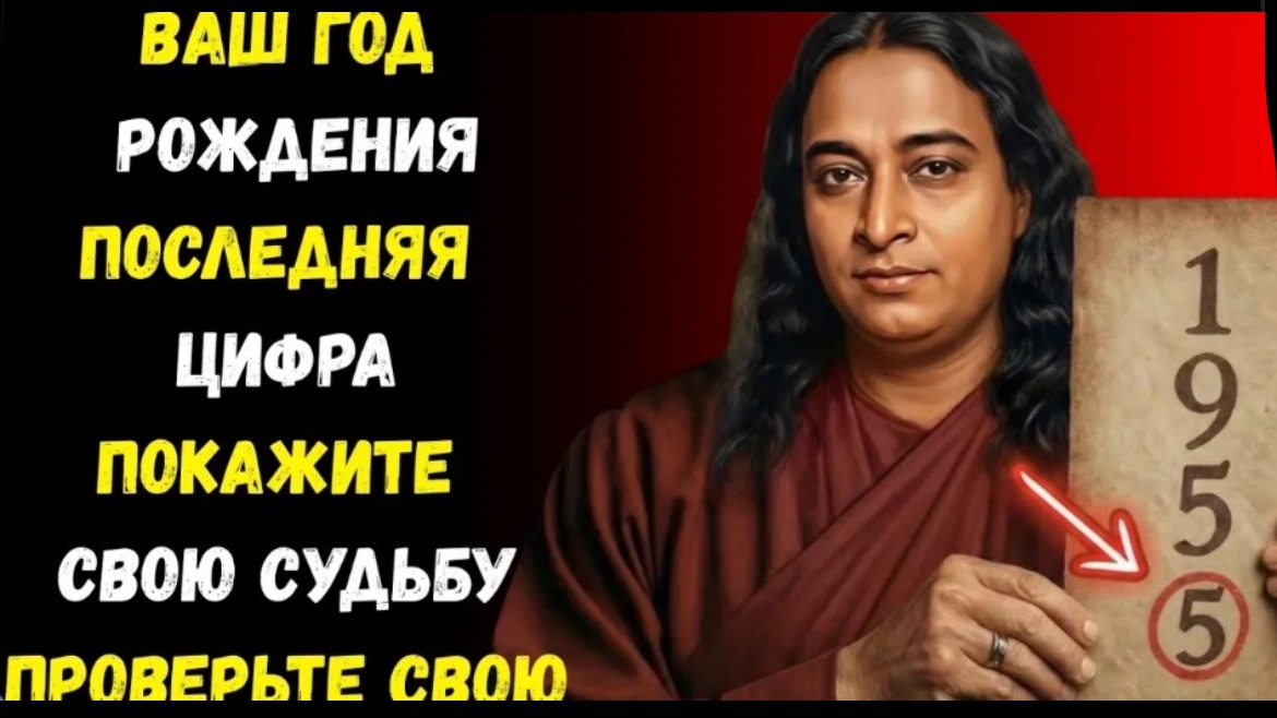 Что последняя цифра года вашего рождения говорит о вашей душе  Духовная мудрость Йогананды