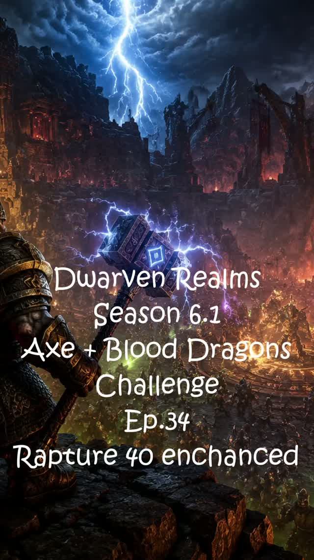 Dwarven Realms. Season 6.1. Axe Challenge. Shorts