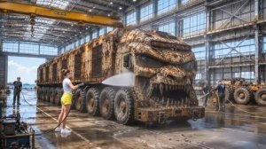 Реставрация тяжелой техники — крупнейший в мире транспортный монстр. СТРАШИЛКИ МОМО.