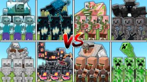 Масштабный ТУРНИР АРМИИ МОБОВ с НОВЫМИ БОССАМИ - Minecraft Mob Battle