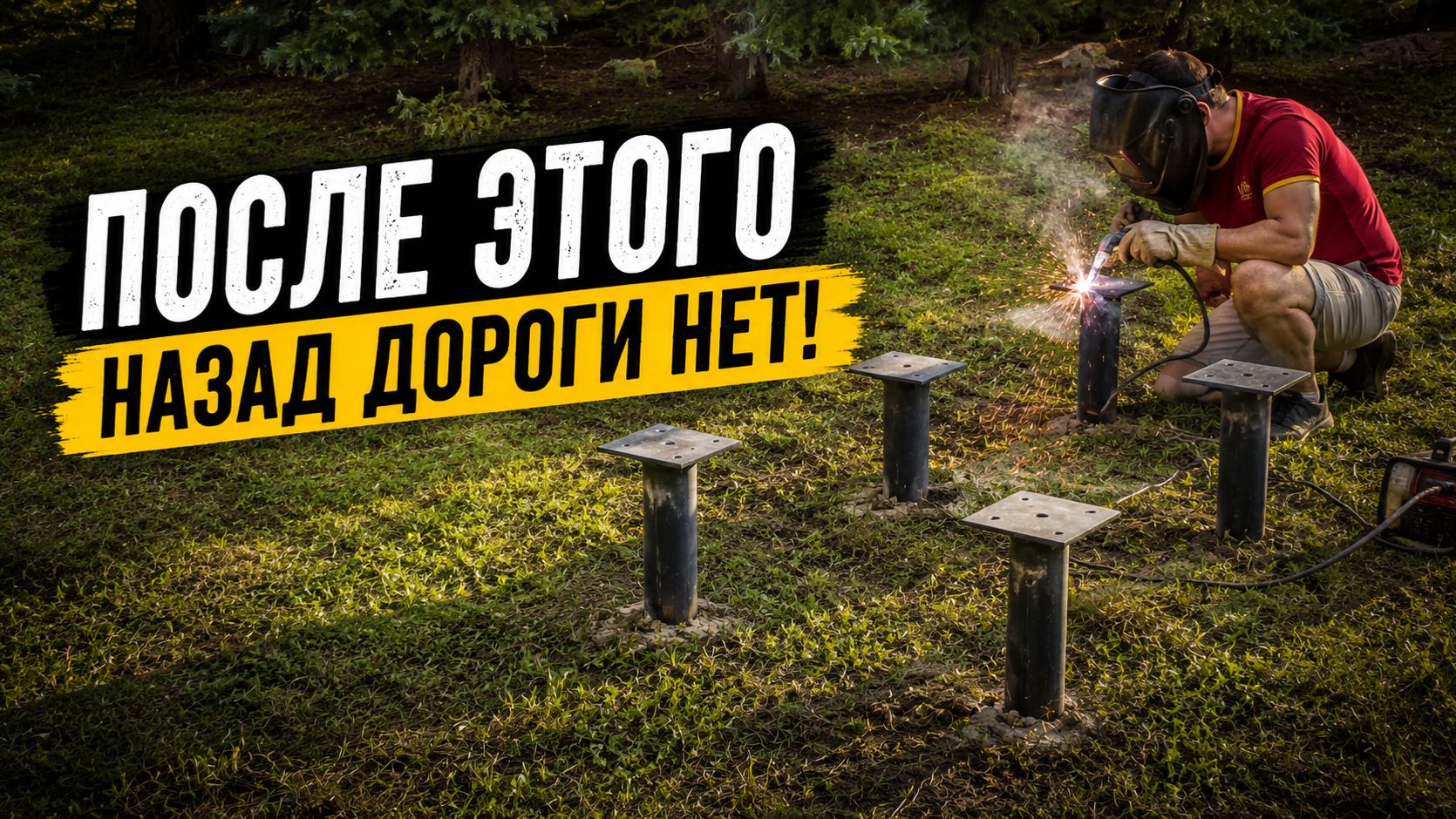 ПОСЛЕ ЭТОГО НАЗАД ДОРОГИ НЕТ! Начинаю строительство