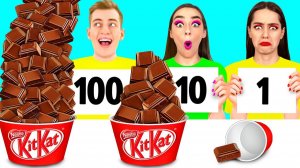 100 Слоев Еды Челлендж # Съедобная Битва