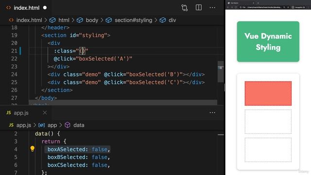 034 Adding CSS Classes Dynamically смотреть онлайн