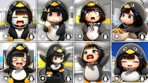 Пингвин ГугуГага миллион милейших моментов! 🐧😱 Что если я стану каждым ГугуГага в тюремном забеге