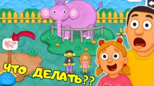 ПЛАСТИЛИНОВЫЙ ЗООПАРК! Папа и Дочка спасают животных в пластилиновой игре!