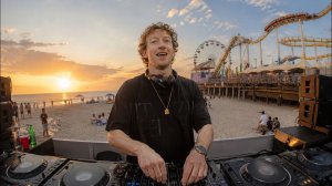 Mark Zuckerberg_ Live DJ Set at Santa Monica _ Deep House Sunset Vibes _ Peak Time & Progressive