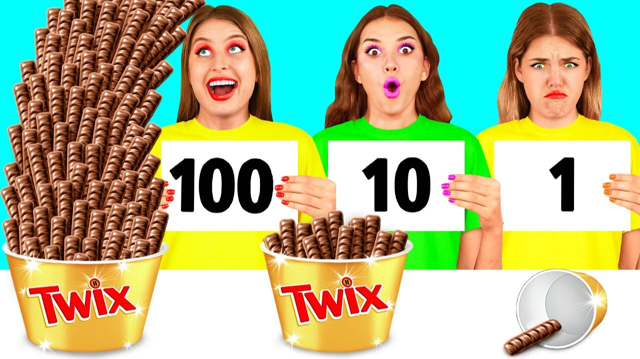 100 Слоев Еды Челлендж # Потрясающие Кухонные Лайфхаки от TeenTeam Challenge смотреть онлайн