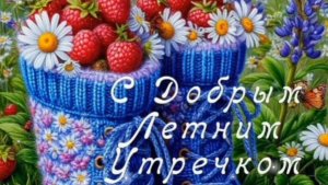 С ДОБРЫМ ЛЕТНИМ УТРЕЧКОМ!