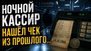 На кассе всплыл чек 1999 года с товарами, которых у нас нет | Страшный рассказ про работу