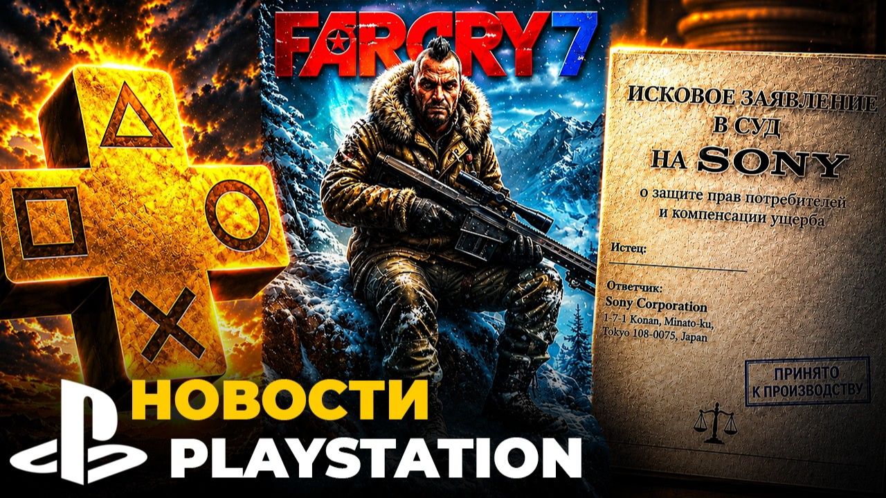 Far Cry 7 уже скоро | PS Plus Август | На Sony подают в суд — новости PlayStation смотреть онлайн