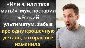 Или я, или твоя мать! | Истории из жизни