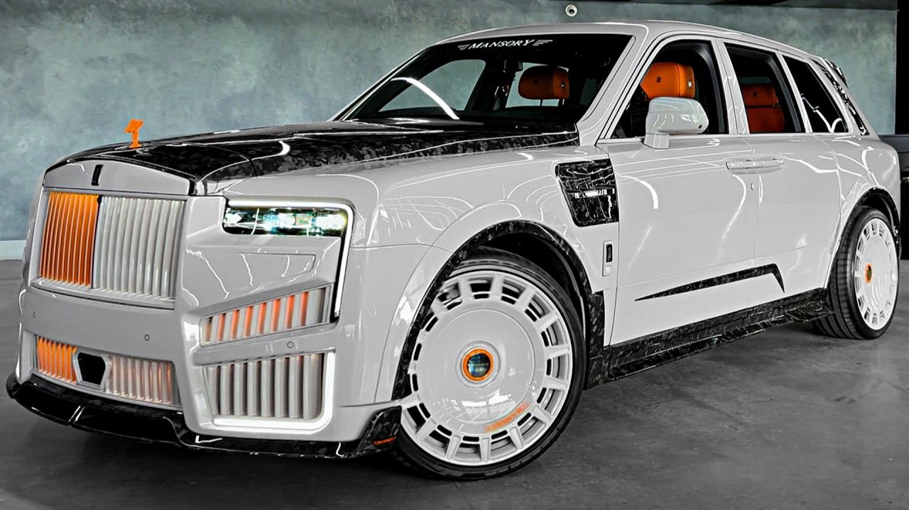 Rolls-Royce Cullinan Mansory 2026 — звук, детали экстерьера и интерьера смотреть онлайн