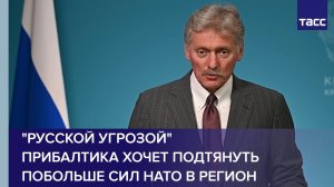 Песков: «русской угрозой» Прибалтика хочет подтянуть побольше сил НАТО в регион