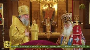 В храме святителя Спиридона Тримифунтского села Мариинска состоялось архиерейское богослужение