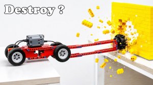 Управляя автомобилем LEGO, преодолевающим стены