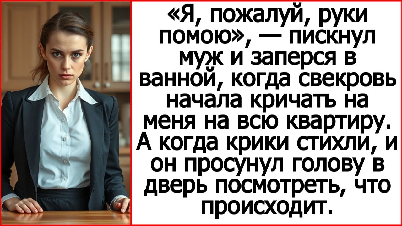 Истории из жизни. Муж заперся в ванной, когда свекровь Слушать рассказы Андрея Белого про свекровь