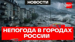 Российские города затапливает после продолжительных ливней и паводков