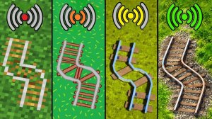 Эксперимент со всеми рельсами со случайным Wi-Fi в Minecraft