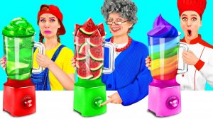 Кулинарный Челлендж# Я против Бабушки # Смешные Челленджи с Едой
