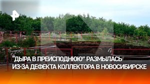 В Новосибирске отремонтировали коллектор, из-за которого появился «портал в ад»